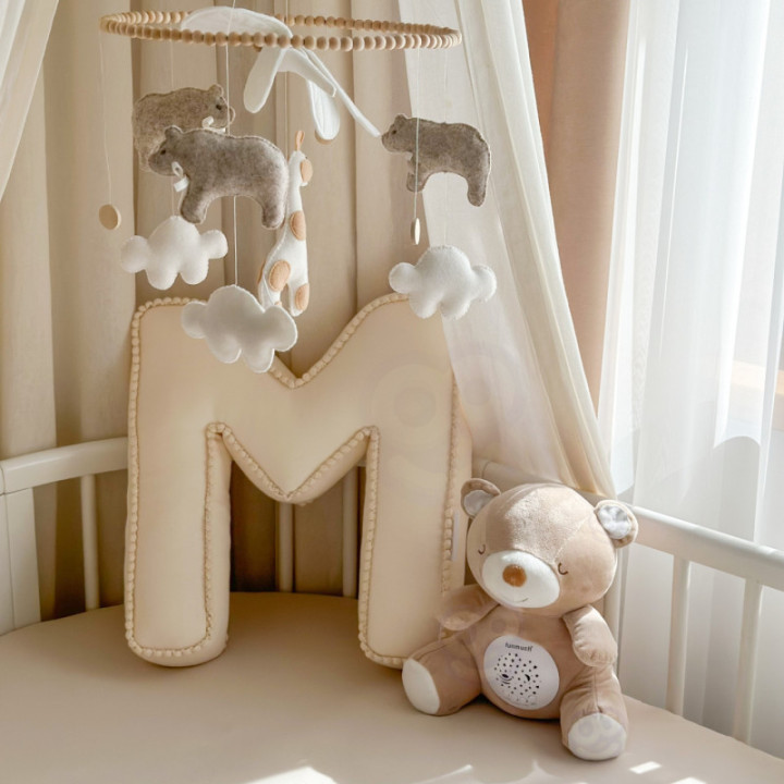 WOOPIE BABY Przytulanka Usypiacz Projektor 2w1 Miś - 10 Kołysanek