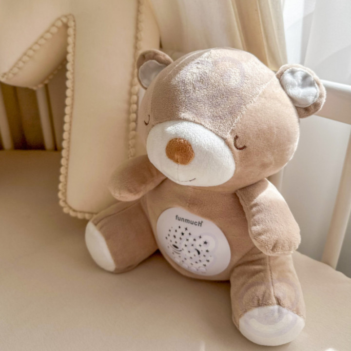 WOOPIE BABY Przytulanka Usypiacz Projektor 2w1 Miś - 10 Kołysanek